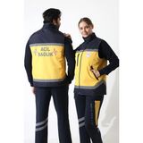 Bilenn Tekstil Acil Sağlık Unisex Kışlık Yelek - Sarı - XL