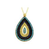 Bilezikhane Damla Göz 3.64 Gram 14 Ayar Altın Kolye