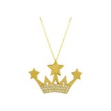 Bilezikhane Kral Tacı 14 Ayar Altın 3.10 Gram Kolye
