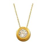 Bilezikhane Tektaş 1.71 Gram 14 Ayar Altın Kolye