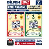 Bilfen 7.Sınıf Ölçüm noktası 2027 Fen-Türkçe %100 MAARİF Model Bağlamsal Soru Bankası Seti+Kronometre