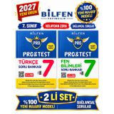 Bilfen 7.Sınıf Protest 2027 Fen-Türkçe %100 MAARİF Model Bağlamsal Soru Bankası Seti