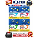 Bilfen 7.Sınıf Protest 2027 Mat-Fen-Türkçe-Sosyal %100 MAARİF Model Bağlamsal Soru Bankası Seti+Kronometre