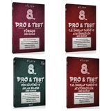 BİLFEN PRO&TEST 8. Sınıf Türkçe - İnkilap - Din - İngilizce Soru Bankası (4 Kitap)