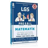 Bilfen Yayıncılık 8. Sınıf LGS Matematik ProBil Soru Bankası Ciltsiz Kitap 100 Sayfa