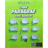 Bilfen Yayıncılık BİLFEN 4. Sınıf Paragraf Soru Bankası 128 Sayfa Ciltsiz Türkçe Eğitim Materyali