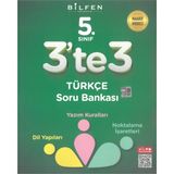 Bilfen Yayıncılık Bilfen 5.sınıf 3'te 3 Dil Yapıları Yazım Kuralları Noktalama Işaretleri Soru Bankası Maarif Model