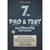 BİLFEN YAYINCILIK Bilfen 7.Sınıf Matematik Pro&Test Soru Bankası