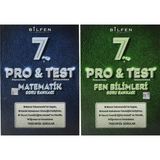 Bilfen Yayıncılık Bilfen Yayınları 7. Sınıf Pro & Test Matematik Fen Soru Bankası Seti Hedef Yaş Grubu ve Sınav Bilgisi