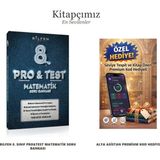 Bilfen Yayıncılık Bilfen Yayınları 8. Sınıf Pro&test Matematik Soru Bankası (+Seviye Tespit Uygulama Hediyeli)
