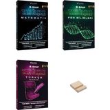 Bilfen Yayıncılık LGS 8. Sınıf Tam Ölçme Etkinlikli Matematik Fen Bilimleri ve Türkçe 3lü Set Soru Bankası + Telefon Tutucu