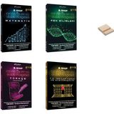 Bilfen Yayıncılık LGS 8. Sınıf Tam Ölçme Etkinlikli Matematik Fen Türkçe ve Inkılap 4lü Set Soru Bankası + Telefon Tutucu