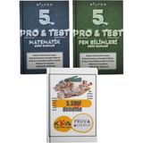 Bilfen Yayınları 5. Sınıf Pro Test 2'li Kitap (Matematik Ve Fen Bilimleri) Set - Kva Pruva Akademi 2'li Deneme
