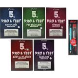 Bilfen Yayınları 5. Sınıf Pro & Test Yeni Nesil Soru Bankası Seti 5 Kitap - 3'lü Kalem Seti