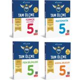Bilfen Yayınları (5. Sınıf) Tam Ölçme Türkçe / Matematik / Fen Bilimleri / Sosyal Bilgiler Etkinlikli Soru Bankası 4'lü Set (Yeni Müfredat)