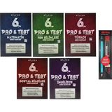 Bilfen Yayınları 6. Sınıf Pro & Test Yeni Nesil Soru Bankası Seti 5 Kitap - 3'lü Kalem Seti