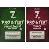 Bilfen Yayınları 7. Sınıf Pro & Test Fen Bilimleri Türkçe Soru Bankası Seti 2 Kitap