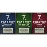 Bilfen Yayınları 7. Sınıf Pro & Test Matematik Türkçe Fen Soru Bankası Seti