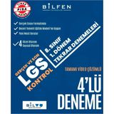 Bilfen Yayınları 8. Sınıf LGS 1. Dönem 4 Deneme