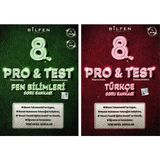 Bilfen Yayınları 8. Sınıf LGS Pro & Test Fen Türkçe Soru Bankası Seti 2 Kitap