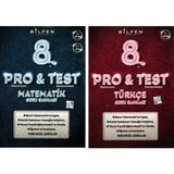 Bilfen Yayınları 8. Sınıf LGS Pro & Test Matematik Türkçe Soru Bankası Seti 2 Kitap