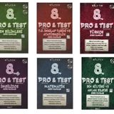 Bilfen Yayınları 8. Sınıf Pro & Test Soru Bankası Seti 6 Kitap