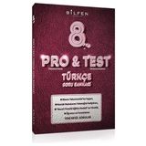 Bilfen Yayınları Pro & Test 8. Sınıf Türkçe - Matematik ve Fen Bilimleri ve T.C. İnkılap Tarihi ve Atatürkçülük Soru Bankası 4 Kitap