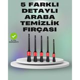 Bilfold 5'li Araç Temizlik Fırça Seti-Detaylı Temizlik Için Çok Amaçlı Fırçalar