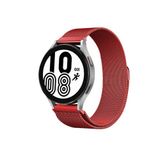 Bilfold Galaxy Watch 4 Metal Mıknatıslı Kordon (Saat Değildir) - Kırmızı