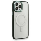 Bilfold İphone 14 Kılıf Room Magneticsafe Silikon - Köknar Yeşili