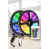 Bilfold Rgb Işıklı 10Metre Şerit Led Kumandalı Yeni Nesil - Lisinya