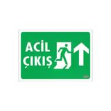 BilfolD SDTA-291148 Acil Çıkış Uyarı Levhası 17,5X25 Kod:943