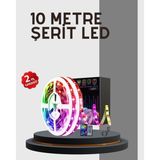 Bilfold Su Geçirmez 10M Smart Şerit LED Tv Arkası ve Oda Dekorasyonu Için