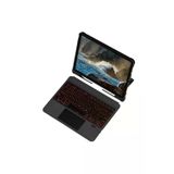 Bilfold T5209D İpad 12.9 (2021) Kılıf İnter Ledli Klavyeli Tablet Kılıfı - Siyah
