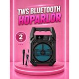Bilfold Taşınabilir 6.5” Bluetooth Hoparlör USB Tf Kart Mikrofonlu Şarjlı Sistem
