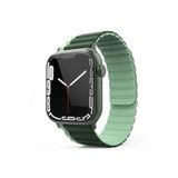 Bilfold Watch 42Mm Mo-Wb1 Çift Renk Mıknatıslı Kordon (Saat Değildir) - Koyu Yeşil-Açık Yeşil