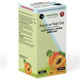 Bilge İlaç Matcha Premium Japanese Matcha Kayısı Aromalı Detox Form Çayı, 1 Kutu