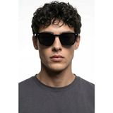 Bilge Karga Alexis Black Erkek Güneş Gözlüğü Retro Stil ve UV400 Koruma ile Mat Siyah Çerçeve