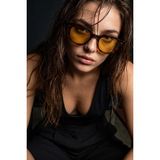 Bilge Karga Delvora Leopard Yellow Güneş Gözlüğü
