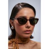 Bilge Karga Desa Leopard Green Güneş Gözlüğü Kadın UV400 Koruma ve Hafif Tasarım Özellikli
