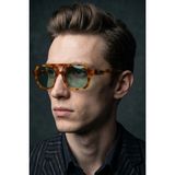 Bilge Karga Drave Orange Leopard Green Erkek Güneş Gözlüğü