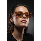 Bilge Karga Lumeo Orange Leopard Nude Güneş Gözlüğü