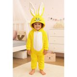 Bilge Trend Erkek Bebek Çocuk Welsoft Peluş Tavşan Kulaklı Kostüm Kışlık Uyku Tulumu