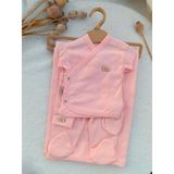 Bilge Trend Kız Bebek Pembe Natural 7 Parça Hastane Çıkışı Zıbın Seti Pambe