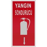 Bilge Yangın Söndürme Tüpü Yer Levhası