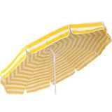 Bilgehan 2 mt Gabardin Plaj Şemsiyesi 20 lt Bidon - 2 x 2 m - Sarı - Beyaz