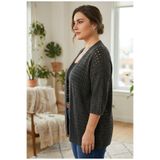 BİLGENS BUTİK Kadın Yazlık Standart Beden Rahat Kesim Hırka (XL-2XL Uyumlu)