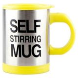 Bilger Kendi Kendini Karıştıran Mikser Kupa Termos Bardak; Self Stirring Mug - Sarı - 1 lt