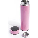 Bilger Led Sıcaklık Göstergeli Akıllı Vakumlu Yalıtımlı Termos 500ml - Pembe - 500 ml
