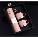 Bilger Vacuum Flask Set Üç Bardaklı Kutulu Termos Seti 500 ml - Gökkuşağı